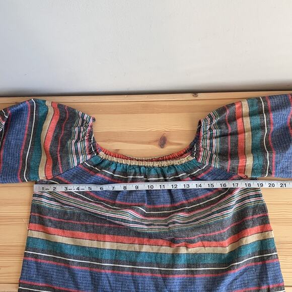 dRA Los Angeles Stripes boho blouse S - Picture 6 of 7